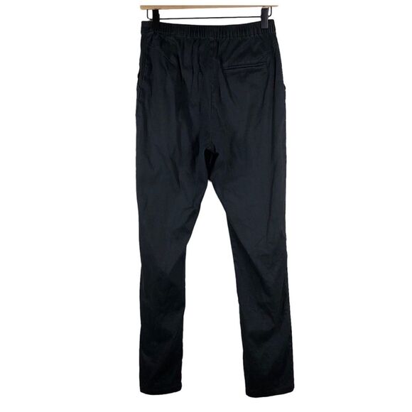 Gudrun Sjoden Black Linen Cotton Blend Tapered Trouser Pants Size Small - Picture 4 of 7